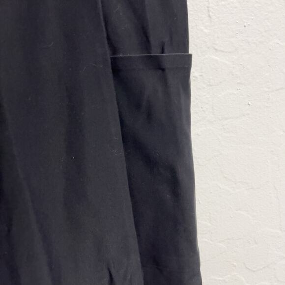 Athleta Pants Size 10 Black Pull On  Zipper Ankle Tapered Pockets Stretch - Picture 3 of 9